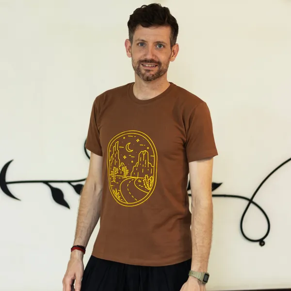 Brown_Desert_Night_Unisex_T_Shirt