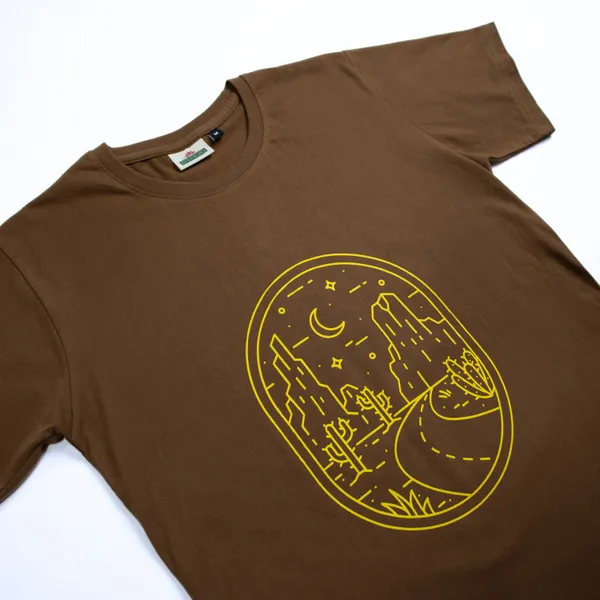 Brown_Desert_Night_Unisex_T_Shirt