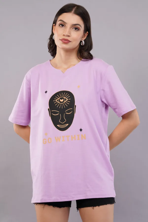 Lavender_Go_Within_Unisex_Ghumat_Neck_Tshirt