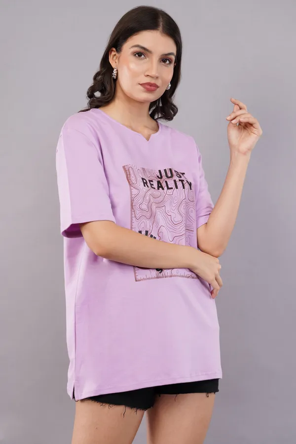 Lavender_No_Illusions_Unisex_Ghumat_Neck_Tshirt