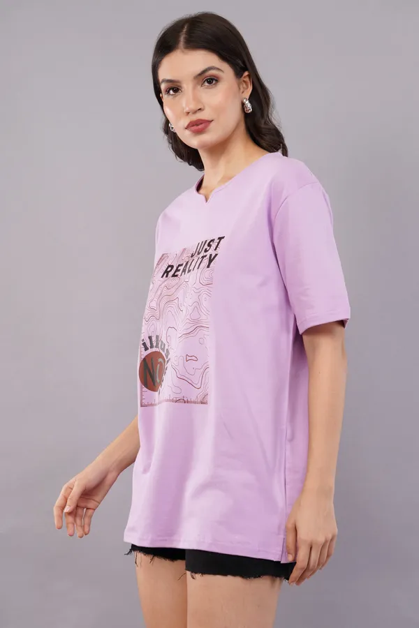 Lavender_No_Illusions_Unisex_Ghumat_Neck_Tshirt