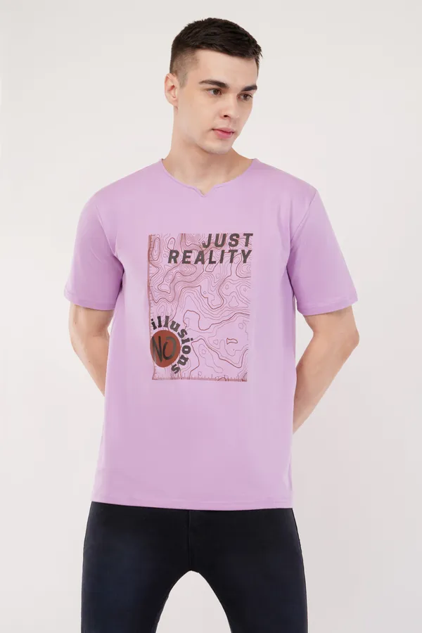 Lavender_No_Illusions_Unisex_Ghumat_Neck_Tshirt