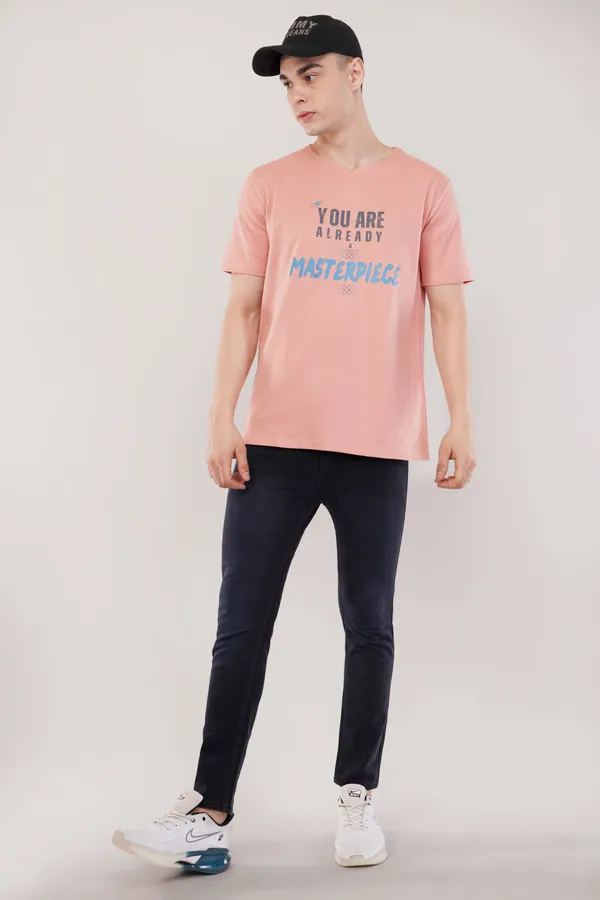 Dusty_Pink_Masterpiece_Unisex_Ghumat_Neck_Tshirt