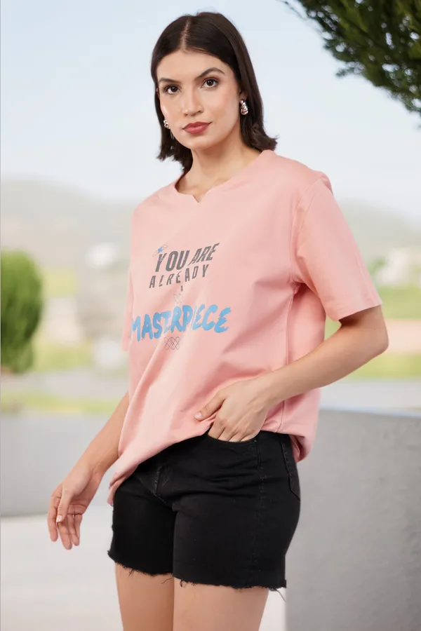 Dusty_Pink_Masterpiece_Unisex_Ghumat_Neck_Tshirt