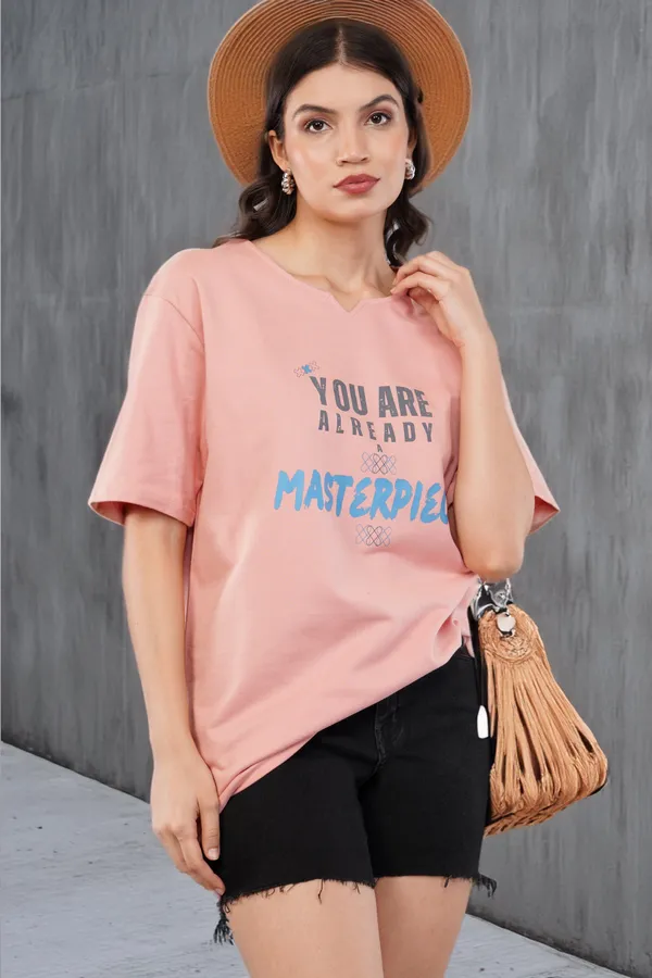 Dusty_Pink_Masterpiece_Unisex_Ghumat_Neck_Tshirt