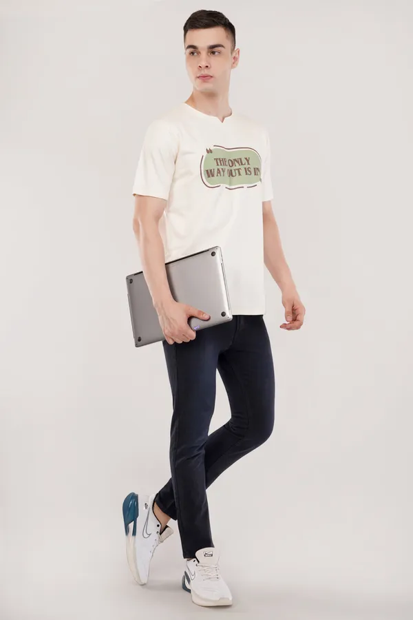 Off_White_Only_Way_Out_Is_In_Unisex_Antique_Ghumat_Neck_Tshirt