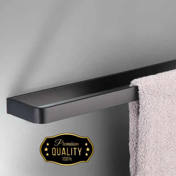 Matte_Black_Wall_Mounted_Heavy_Duty_Rust_&_Corrosion_Free_Aluminium_Towel_Bar_With_10_Years_Of_Warranty