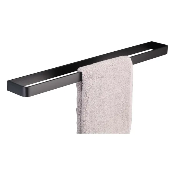 Matte_Black_Wall_Mounted_Heavy_Duty_Rust_&_Corrosion_Free_Aluminium_Towel_Bar_With_10_Years_Of_Warranty