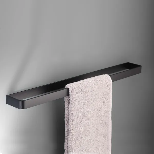 Matte_Black_Wall_Mounted_Heavy_Duty_Rust_&_Corrosion_Free_Aluminium_Towel_Bar_With_10_Years_Of_Warranty