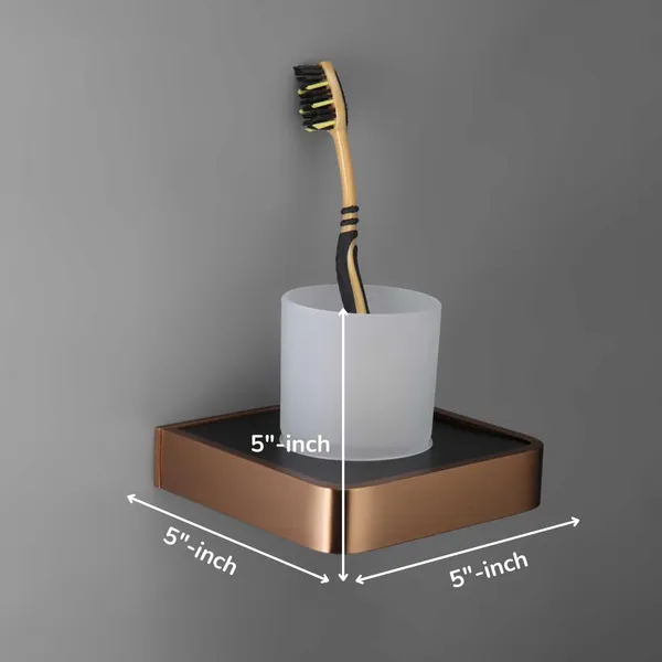 Brushed_Rose_Gold_Wall_Mounted_Heavy_Duty_Rust_&_Corrosion_Free_Aluminium_Tumbler_Holder_With_10_Years_Of_Warranty