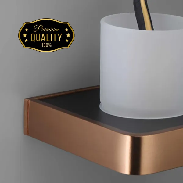 Brushed_Rose_Gold_Wall_Mounted_Heavy_Duty_Rust_&_Corrosion_Free_Aluminium_Tumbler_Holder_With_10_Years_Of_Warranty
