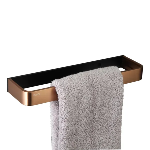 Brushed_Rose_Gold_Wall_Mounted_Heavy_Duty_Rust_&_Corrosion_Free_Aluminium_Towel_Ring_With_10_Years_Of_Warranty