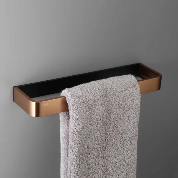 Brushed_Rose_Gold_Wall_Mounted_Heavy_Duty_Rust_&_Corrosion_Free_Aluminium_Towel_Ring_With_10_Years_Of_Warranty