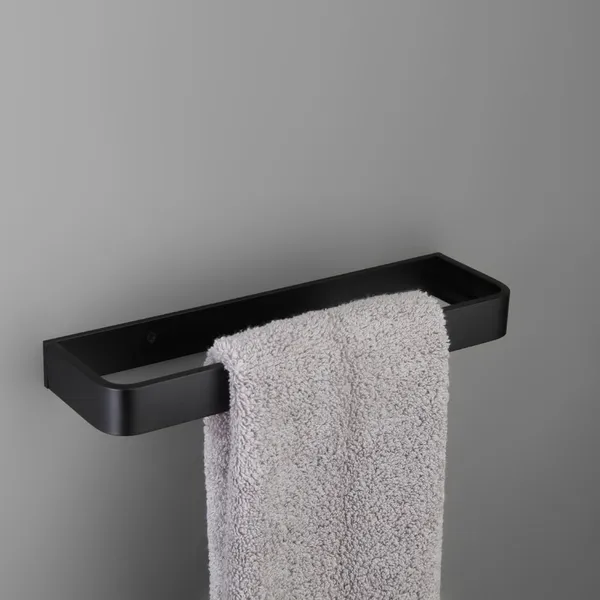 Matte_Black_Wall_Mounted_Heavy_Duty_Rust_&_Corrosion_Free_Aluminium_Towel_Ring_With_10_Years_Of_Warranty
