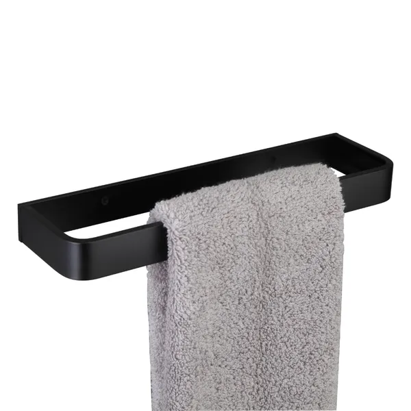 Matte_Black_Wall_Mounted_Heavy_Duty_Rust_&_Corrosion_Free_Aluminium_Towel_Ring_With_10_Years_Of_Warranty