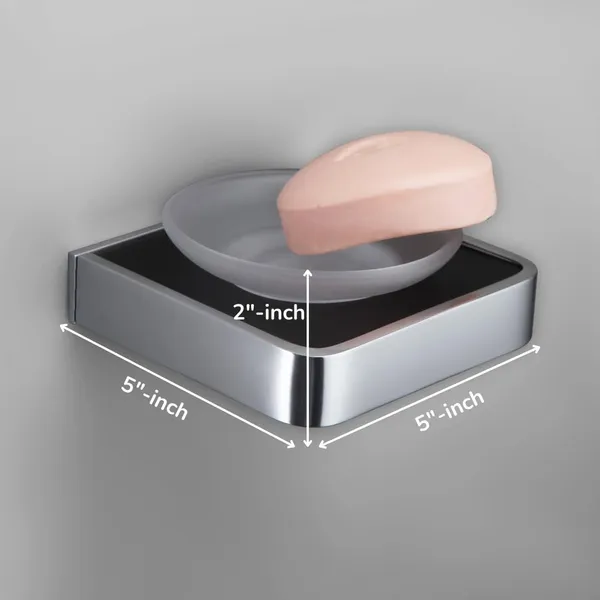 Matte_Chrome_Wall_Mounted_Heavy_Duty_Rust_&_Corrosion_Free_Aluminium_Soap_Dish_With_10_Years_Of_Warranty