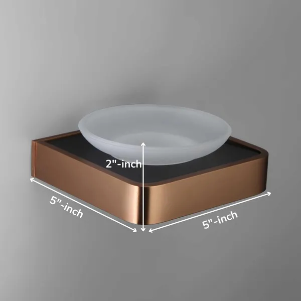 Brushed_Rose_Gold_Wall_Mounted_Heavy_Duty_Rust_&_Corrosion_Free_Aluminium_Soap_Dish_With_10_Years_Of_Warranty