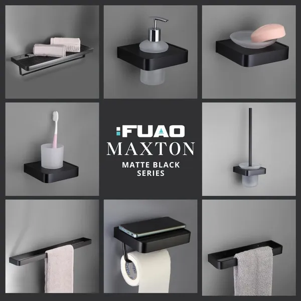 Matte_Black_Wall_Mounted_Heavy_Duty_Rust_&_Corrosion_Free_Aluminium_Toilet_Paper_Holder_With_10_Years_Of_Warranty