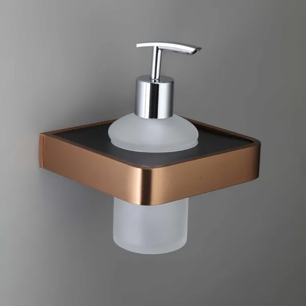Brushed_Rose_Gold_Wall_Mounted_Heavy_Duty_Rust_&_Corrosion_Free_Aluminium_Soap_Dispenser_With_10_Years_Of_Warranty