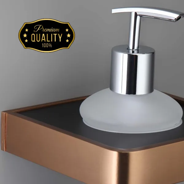 Brushed_Rose_Gold_Wall_Mounted_Heavy_Duty_Rust_&_Corrosion_Free_Aluminium_Soap_Dispenser_With_10_Years_Of_Warranty