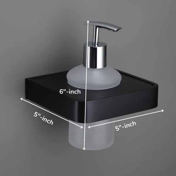 Matte_Black_Wall_Mounted_Heavy_Duty_Rust_&_Corrosion_Free_Aluminium_Soap_Dispenser_With_10_Years_Of_Warranty