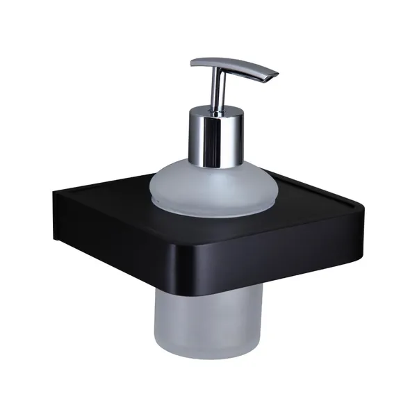 Matte_Black_Wall_Mounted_Heavy_Duty_Rust_&_Corrosion_Free_Aluminium_Soap_Dispenser_With_10_Years_Of_Warranty