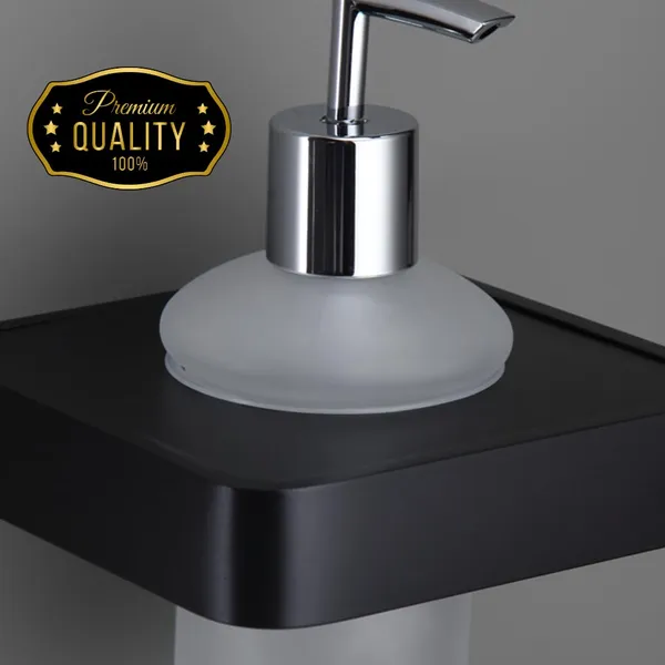 Matte_Black_Wall_Mounted_Heavy_Duty_Rust_&_Corrosion_Free_Aluminium_Soap_Dispenser_With_10_Years_Of_Warranty