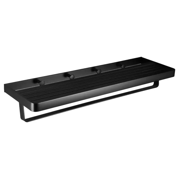 Matte_Black_Wall_Mounted_Heavy_Duty_Rust_&_Corrosion_Free_Aluminium_Towel_Rack_With_10_Years_Of_Warranty