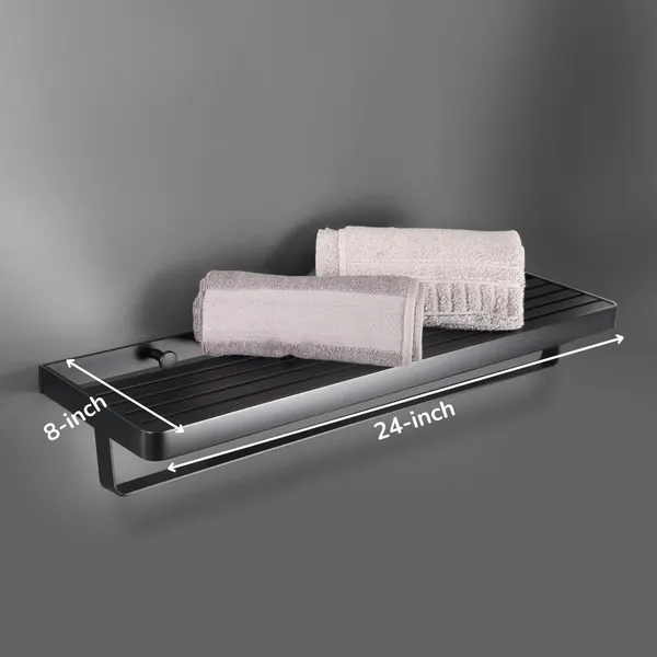 Matte_Black_Wall_Mounted_Heavy_Duty_Rust_&_Corrosion_Free_Aluminium_Towel_Rack_With_10_Years_Of_Warranty