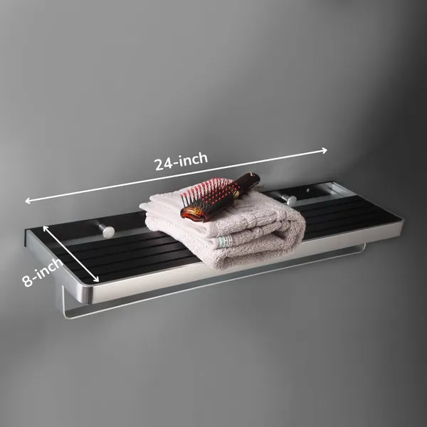 Matte_Chrome_Wall_Mounted_Heavy_Duty_Rust_&_Corrosion_Free_Aluminium_Towel_Rack_With_10_Years_Of_Warranty