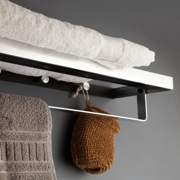 Matte_Chrome_Wall_Mounted_Heavy_Duty_Rust_&_Corrosion_Free_Aluminium_Towel_Rack_With_10_Years_Of_Warranty