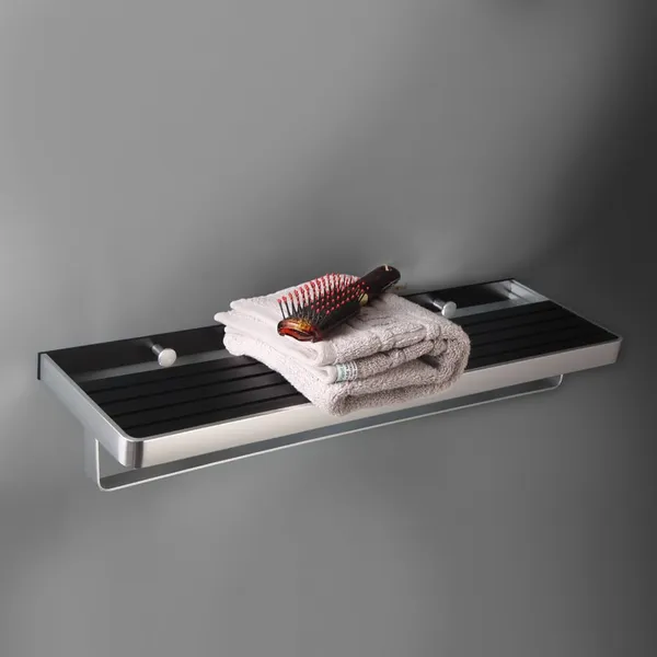 Matte_Chrome_Wall_Mounted_Heavy_Duty_Rust_&_Corrosion_Free_Aluminium_Towel_Rack_With_10_Years_Of_Warranty