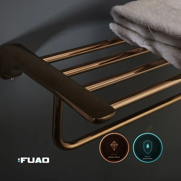 FUAO_Wall_Mounted_Bathroom_Towel_Rack_with_Top_Shelf_&_Hanging_Bar_|_SUS_304_Grade_Stainless_Steel_|_100%_Rust_Proof_|_Matte_Black,_Chrome_&_Rose_Gold_|_Premium_Hotel_Style_Organiser_(1,_Rosegold)