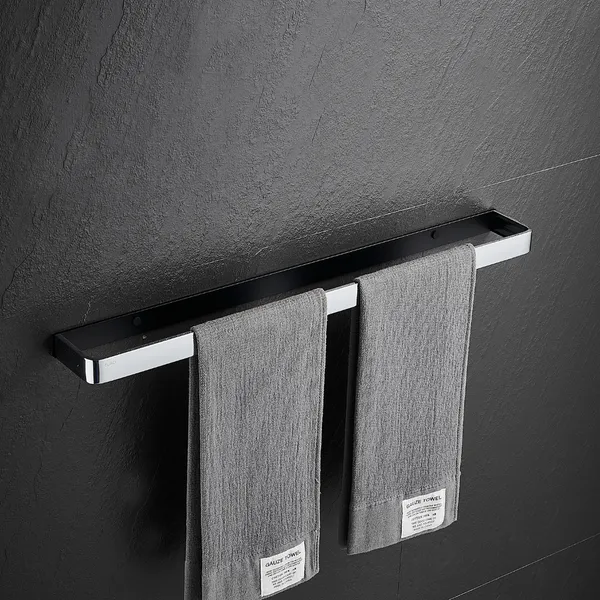 FUAO_Premium_Maxton_Series_Towel_Bar_24_Inch_|_Wall_Mounted,_Rust_Proof_&_100%_Corrosion_Free,_Heavy-Duty_Bathroom_Accessory_|_Available_in_Chrome,_Brushed_Gold_&_Matte_Black_(Chrome_Glossy)