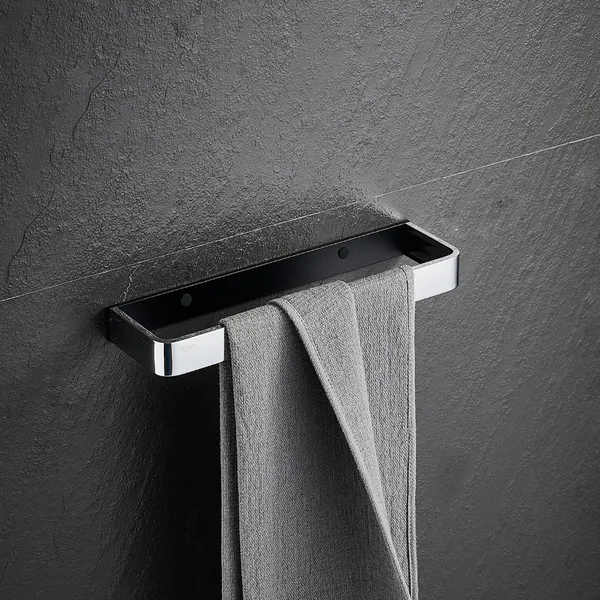 FUAO_Maxton_Series_Towel_Ring_|_Wall_Mounted,_Rust_Proof_&_Corrosion_Free,_Heavy-Duty_Bathroom_Hand_Towel_Holder_|_Elegant_Modern_Design_|_Chrome,_Brushed_Gold_&_Matte_Black_(Chrome_Glossy)