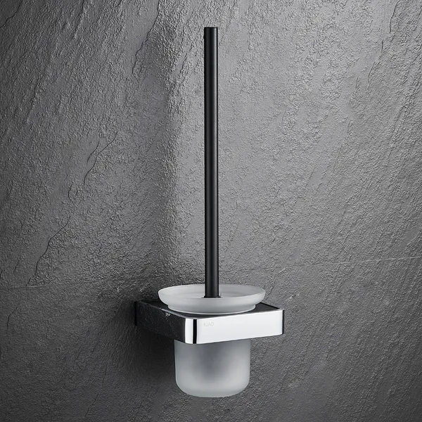 FUAO_Maxton_Series_Toilet_Brush_Holder,_Wall_Mounted,_Rust_Proof_&_Corrosion_Free,_Heavy-Duty_Bathroom_Cleaner_Holder,_Hygienic_&_Space-Saving_(Chrome_Glossy)