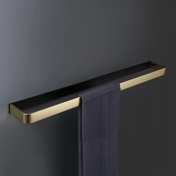 Brushed_Rose_Gold_Wall_Mounted_Heavy_Duty_Rust_&_Corrosion_Free_Aluminium_Towel_Bar_With_10_Years_Of_Warranty