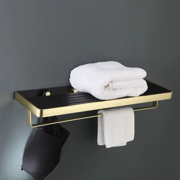 Matte_Chrome_Wall_Mounted_Heavy_Duty_Rust_&_Corrosion_Free_Aluminium_Towel_Rack_With_10_Years_Of_Warranty