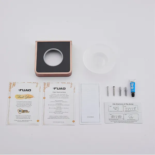 FUAO_Maxton_Series_Soap_Dish_Wall_Mounted,_Rust_Proof_&_Corrosion_Free,_Heavy-Duty_Bathroom_Soap_Holder_|_Modern_&_Space-Saving_|_Chrome,_Brushed_Gold_&_Matte_Black_(Brushed_Rosegold_NEW)