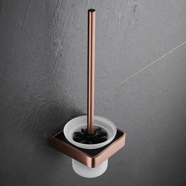 FUAO_Maxton_Series_Toilet_Brush_Holder,_Wall_Mounted,_Rust_Proof_&_Corrosion_Free,_Heavy-Duty_Bathroom_Cleaner_Holder,_Hygienic_&_Space-Saving_(Brushed_Rosegold_NEW)
