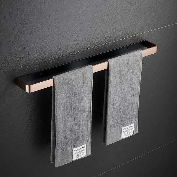 FUAO_Premium_Maxton_Series_Towel_Bar_24_Inch_|_Wall_Mounted,_Rust_Proof_&_100%_Corrosion_Free,_Heavy-Duty_Bathroom_Accessory_|_Available_in_Chrome,_Brushed_Gold_&_Matte_Black_(Brushed_Bronze)