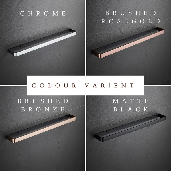FUAO_Premium_Maxton_Series_Towel_Bar_24_Inch_|_Wall_Mounted,_Rust_Proof_&_100%_Corrosion_Free,_Heavy-Duty_Bathroom_Accessory_|_Available_in_Chrome,_Brushed_Gold_&_Matte_Black_(Brushed_Bronze)