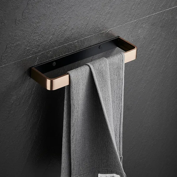 FUAO_Maxton_Series_Towel_Ring_|_Wall_Mounted,_Rust_Proof_&_Corrosion_Free,_Heavy-Duty_Bathroom_Hand_Towel_Holder_|_Elegant_Modern_Design_|_Chrome,_Brushed_Gold_&_Matte_Black_(Brushed_Bronze)