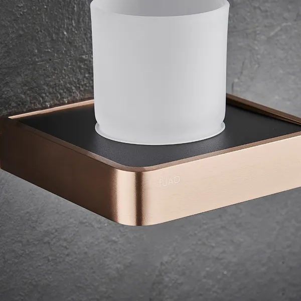 FUAO_Maxton_Series_Soap_Dish_Wall_Mounted,_Rust_Proof_&_Corrosion_Free,_Heavy-Duty_Bathroom_Soap_Holder_|_Modern_&_Space-Saving_|_Chrome,_Brushed_Gold_&_Matte_Black_(Brushed_Bronze)