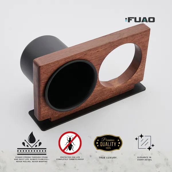 FUAO_Luxury_Aluminium_&_Solid_Wood_Toothbrush_Holder_|_Wall-Mounted_Toothbrush_&_Hand_Dryer_Holder_with_Drainage_Tumbler_|_Rust-Proof,_Termite-Safe,_Color-Stable