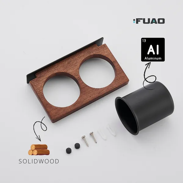 FUAO_Luxury_Aluminium_&_Solid_Wood_Toothbrush_Holder_|_Wall-Mounted_Toothbrush_&_Hand_Dryer_Holder_with_Drainage_Tumbler_|_Rust-Proof,_Termite-Safe,_Color-Stable