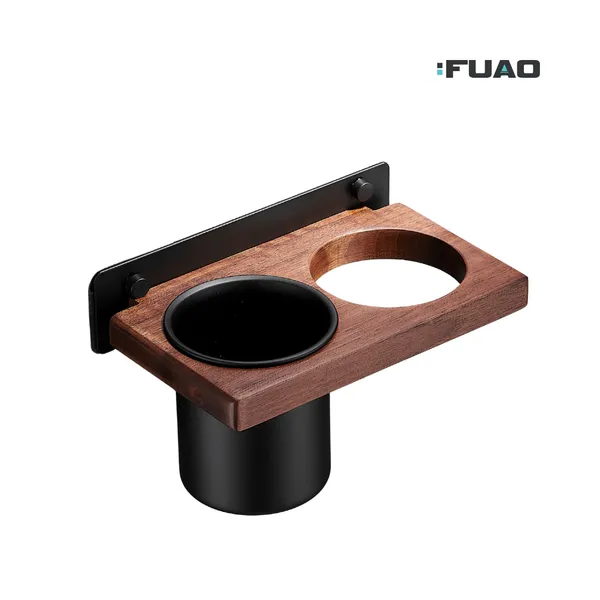 FUAO_Luxury_Aluminium_&_Solid_Wood_Toothbrush_Holder_|_Wall-Mounted_Toothbrush_&_Hand_Dryer_Holder_with_Drainage_Tumbler_|_Rust-Proof,_Termite-Safe,_Color-Stable