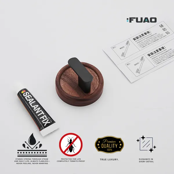 FUAO_Luxury_Aluminium_&_Solid_Wood_Adhesive_Robe_Hook_|_Drill-Free_Wall_Hook_for_Bathroom_&_Home_|_Waterproof_Rust-Proof_Towel_Hook_|_Heavy-Duty_Adhesive_Hanger_for_Towels,_Robes_&_Essentials
