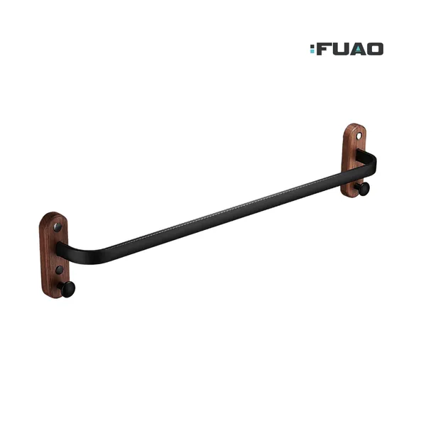 FUAO_Luxury_Towel_Rod_with_Hooks_|_Premium_Aluminium_&_Solid_Wood_Bathroom_Towel_Holder_|_Rust-Proof_10-Year_Warranty_|_Wall_Mounted_Towel_Bar_for_Bath_Towels,_Scrubber_&_Shower_Essentials