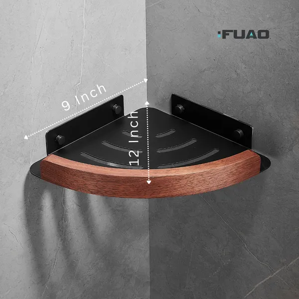 FUAO_Luxury_Bathroom_Corner_Shelf_for_Shower_|_Aluminium_&_Solid_Wood_Rust-Proof_Wall_Mounted_Storage_Rack_|_Premium_Corner_Shelf_for_Toiletries,_Shampoo,_Conditioner,_Bathroom_Essentials